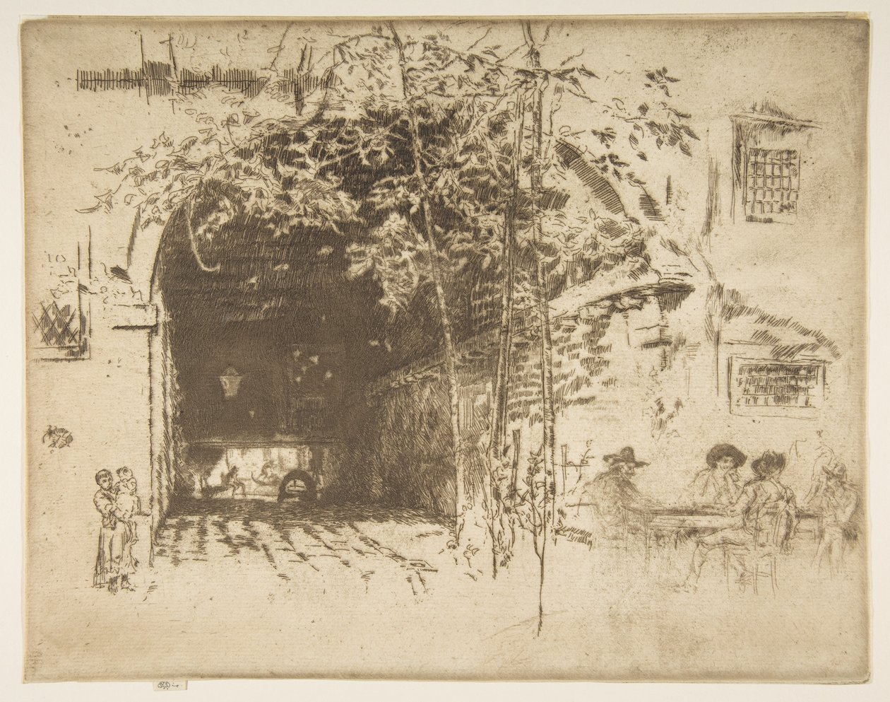 The Traghetto, No. 2 by James McNeill Whistler
