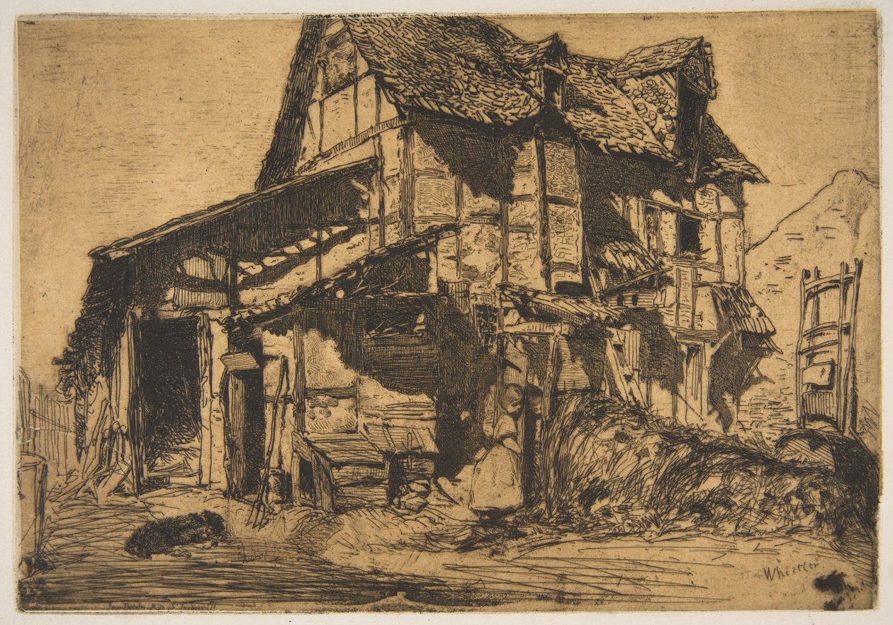 The Unsafe Tenement (The Old Farm) by James McNeill Whistler