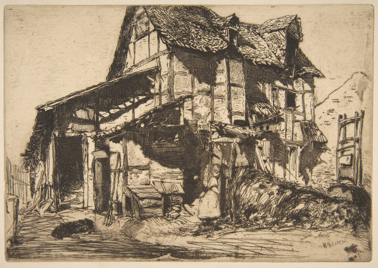 The Unsafe Tenement (The Old Farm) by James McNeill Whistler