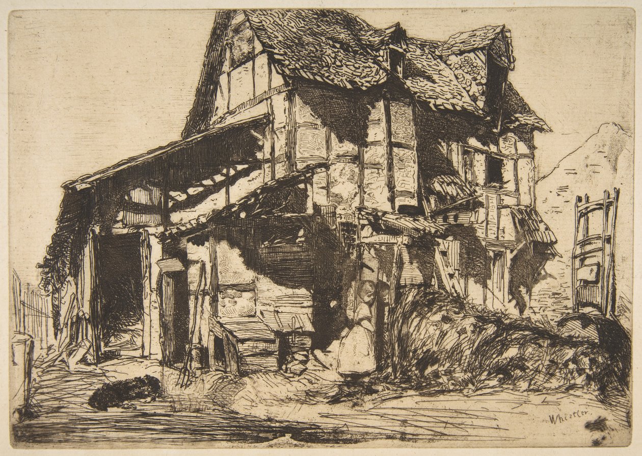 The Unsafe Tenement (The Old Farm) by James McNeill Whistler