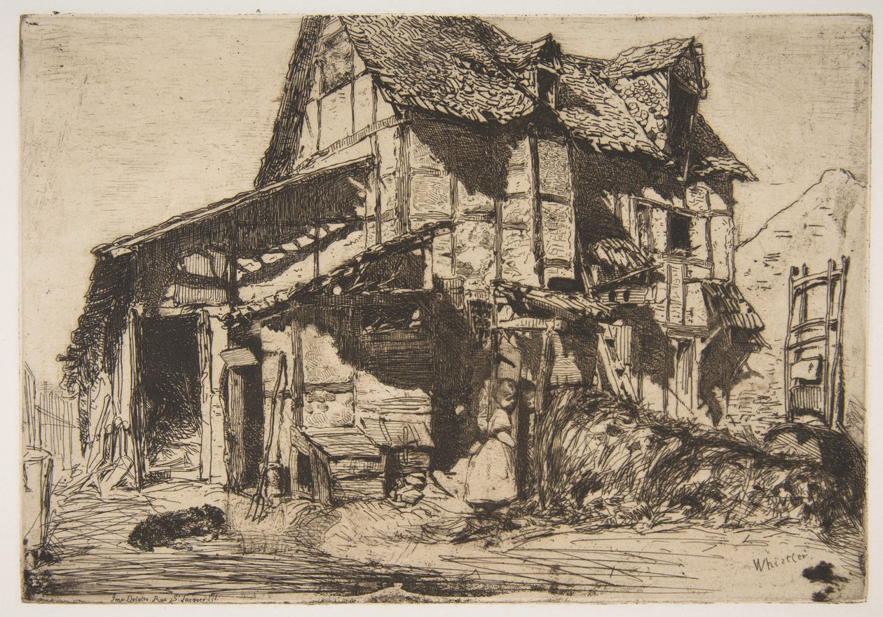 The Unsafe Tenement (The Old Farm) by James McNeill Whistler