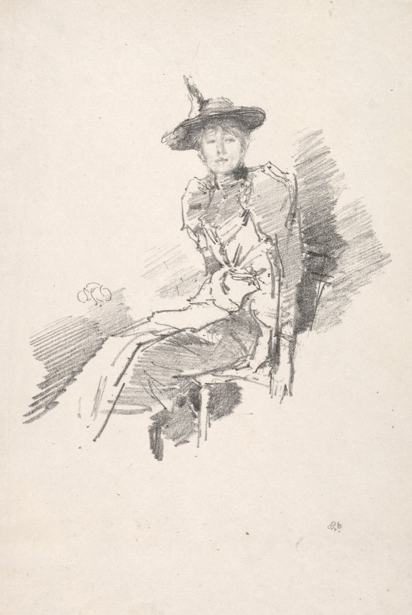 The Winged Hat by James McNeill Whistler