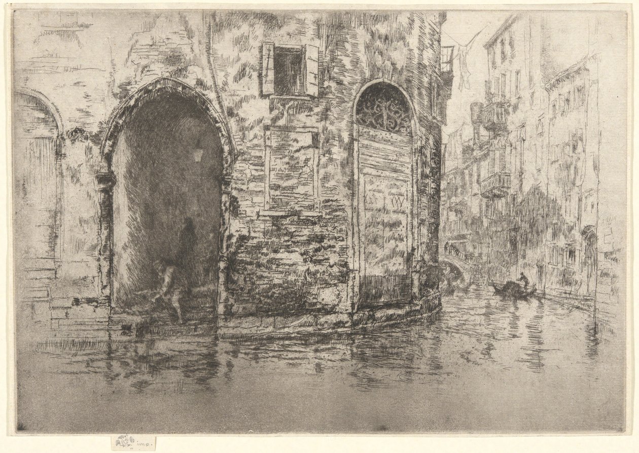 Two Doorways, from the First Venice Set (Venice, A Series of Twelve Etchings) by James Abbott McNeill Whistler