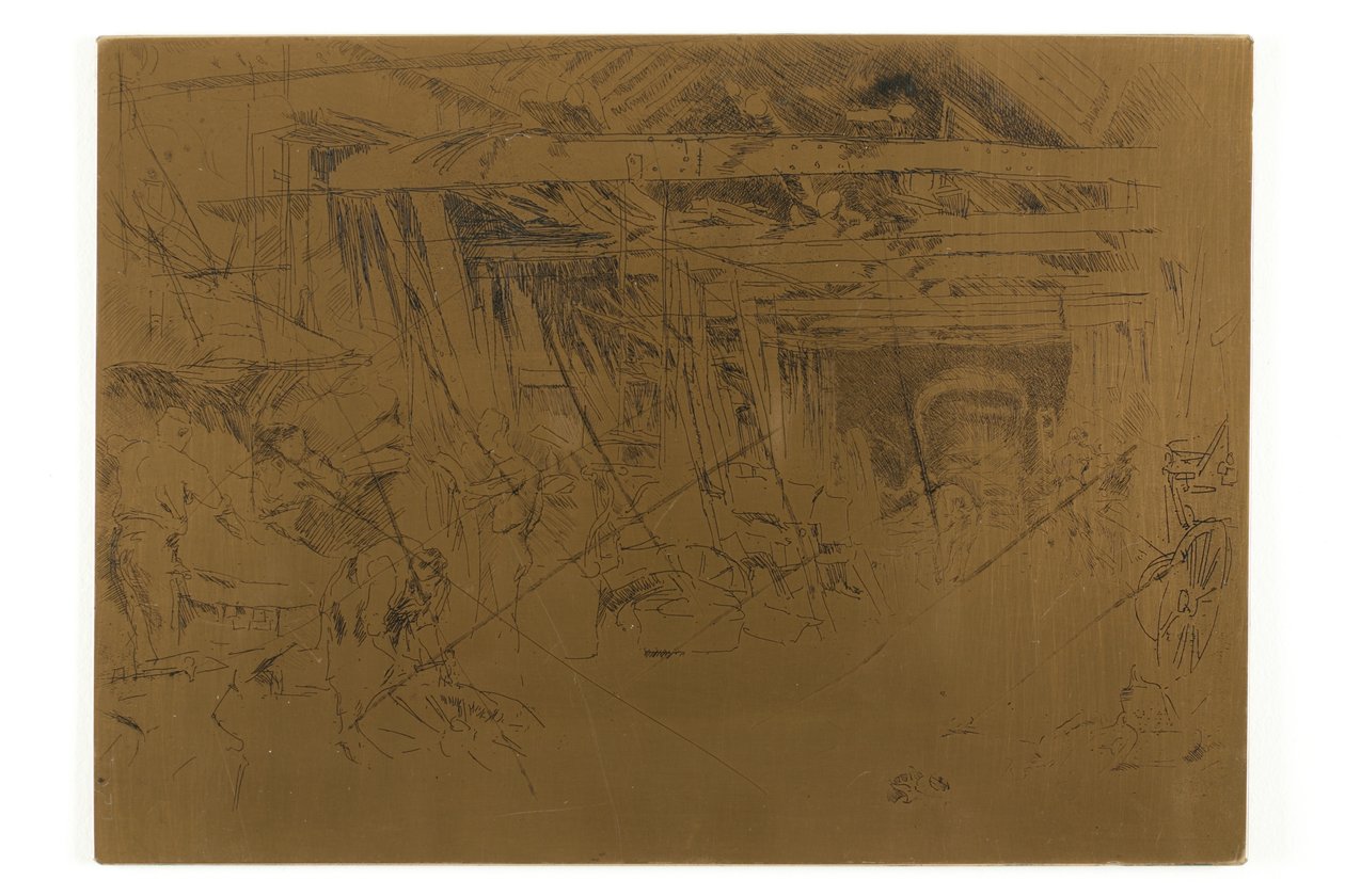 Wheelwright by James Abbott McNeill Whistler: Fine art print