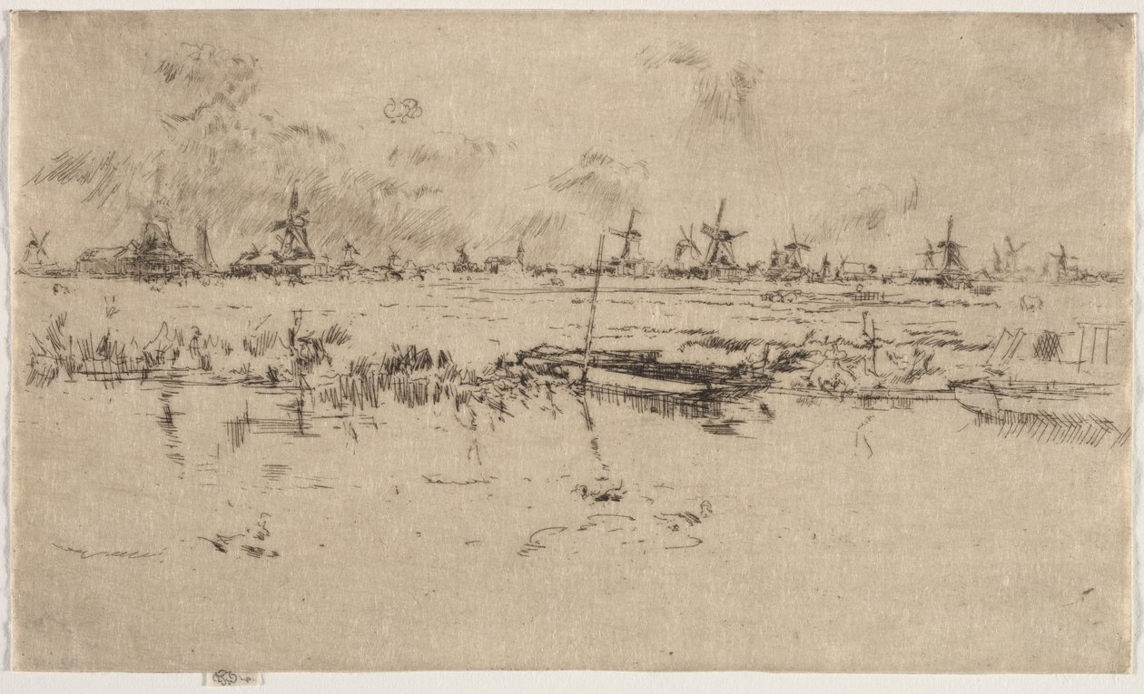 Zaandam by James McNeill Whistler