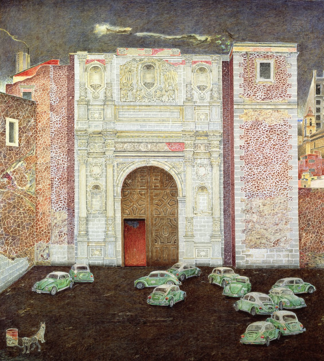 Taxi Depot, San Lazaro, Mexico City by James Reeve