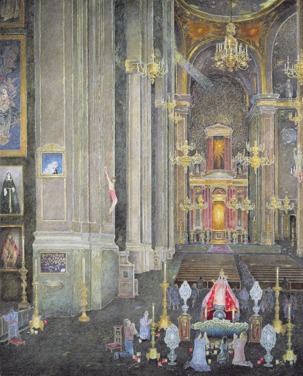 Veneration of the Virgen del Rosario, the Convent of San Domingo by James Reeve