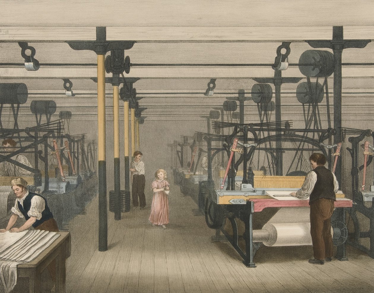 Weaving, Progress of Cotton No. 10 by James Richard Barfoot
