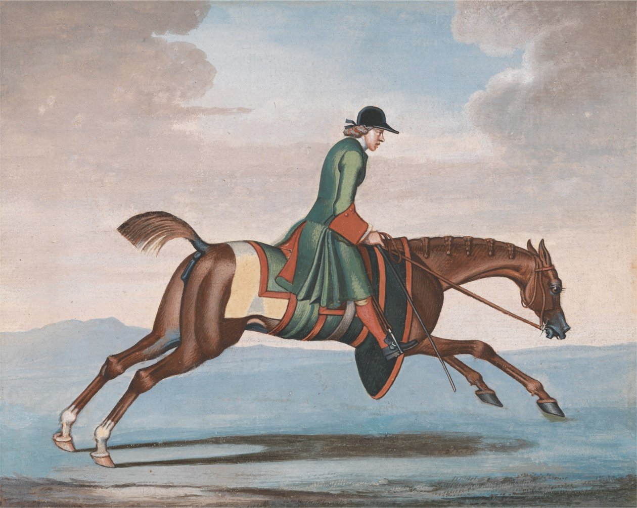 Racehorse at Exercise, Ridden by a Training-Groom by James Seymour