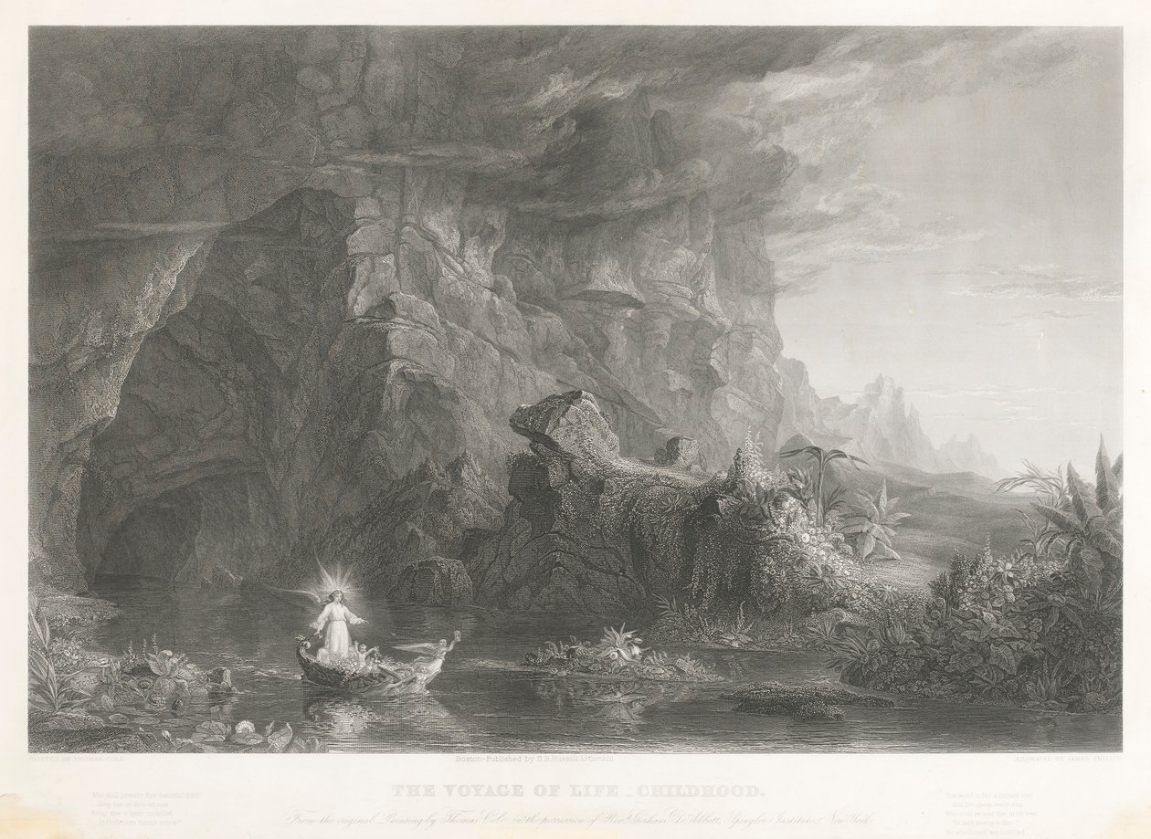 The Voyage of Life-Childhood by James Smillie