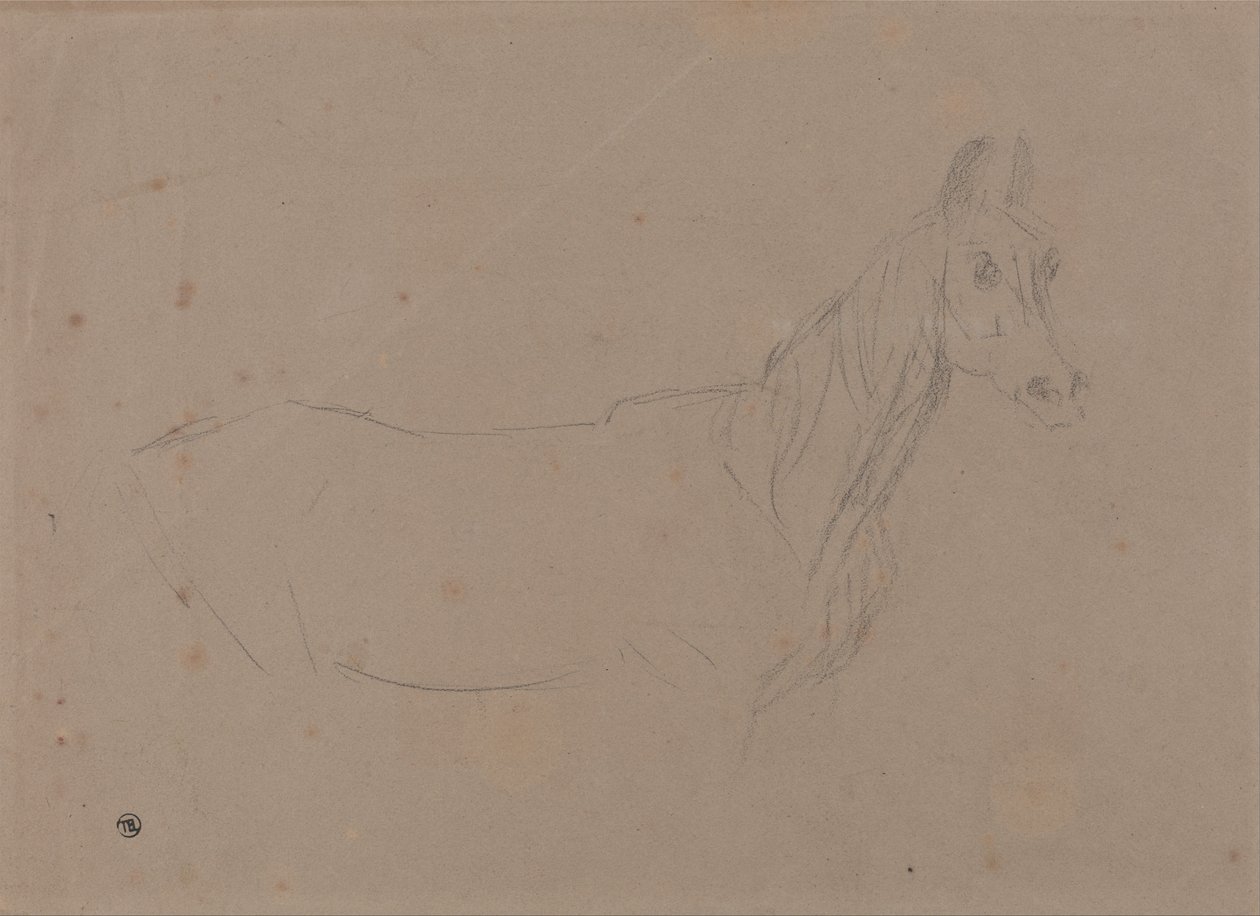 A Mare, Possibly a Study for "L