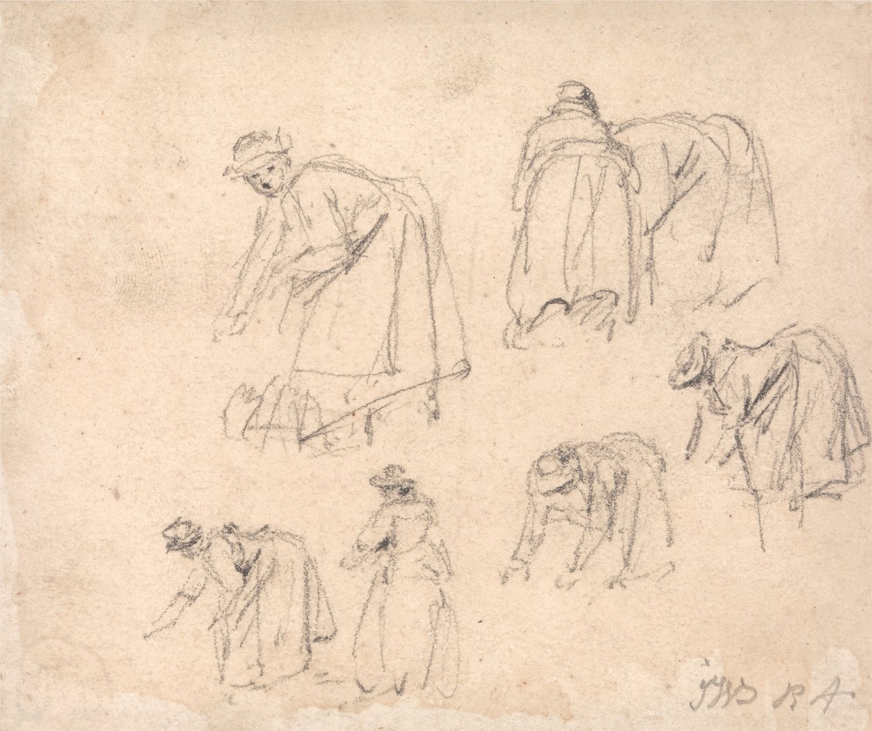 Figure Studies: Women Laboring by James Ward