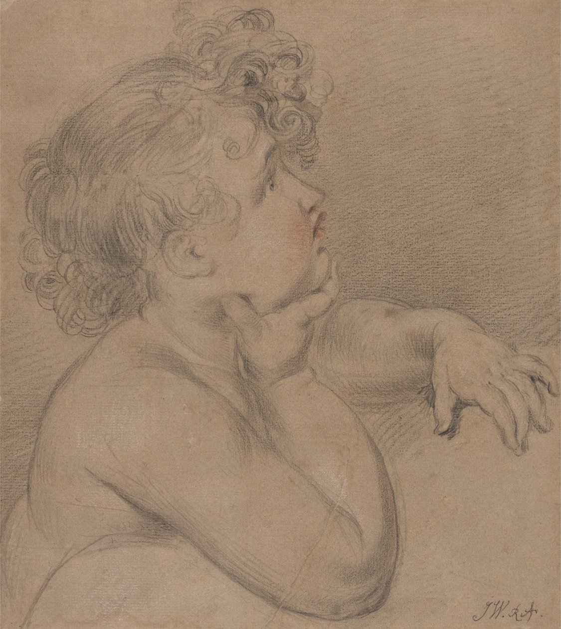 Study from Nature, One of the Children of Charity for the Large Picture of the Waterloo Allegory by James Ward