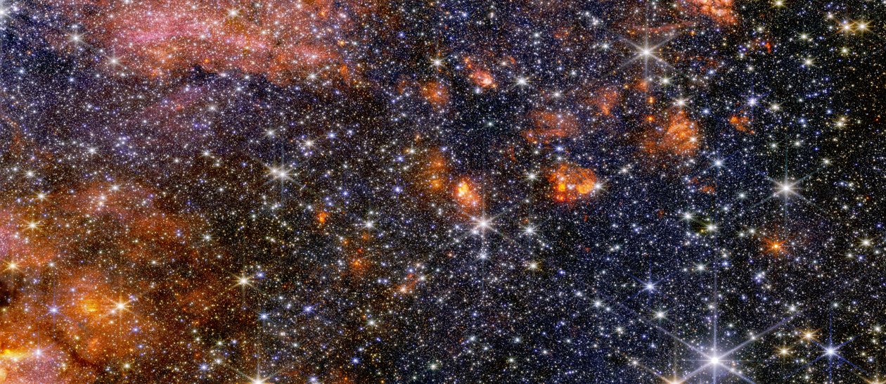 Sagittarius B2 (NIRCam Image) by James Webb Space Telescope (NASA)