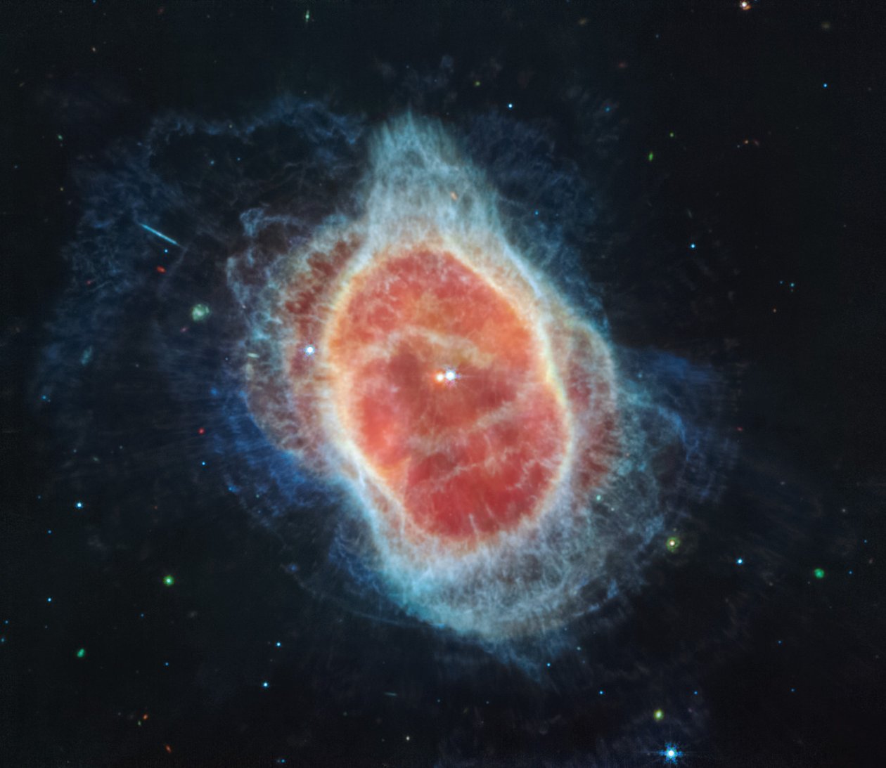 Southern Ring Nebula by James Webb Space Telescope (NASA)