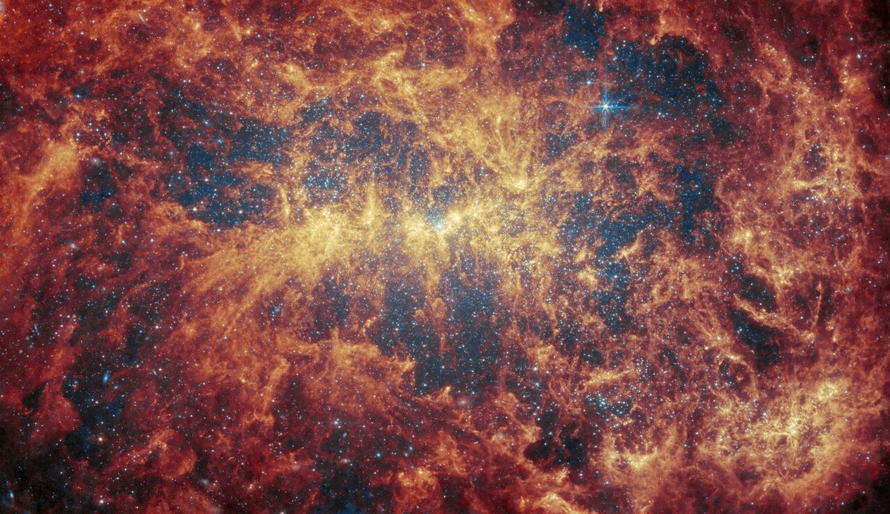 NGC 4449 (MIRI) by James Webb Space Telescope (NASA)