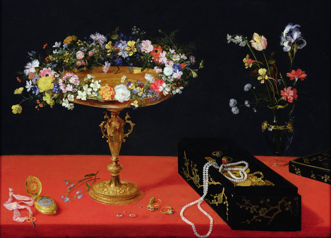 A Still Life of a Tazza with Flowers by Jan the Elder Brueghel