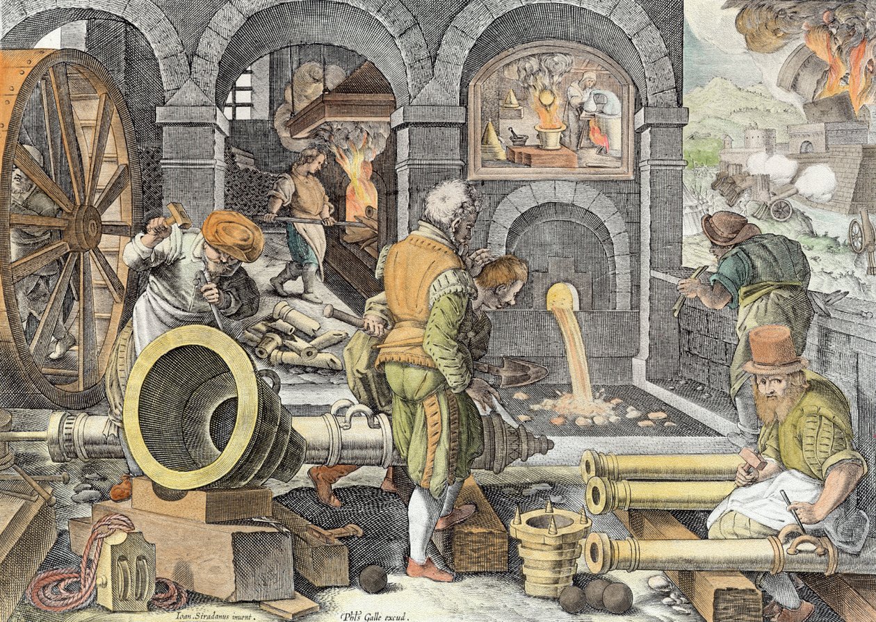 The Invention of Gunpowder and the First Casting of Bronze Cannon ...