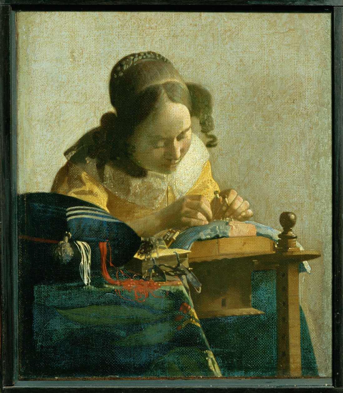 The Lace-Maker by Jan (1632 75) Vermeer