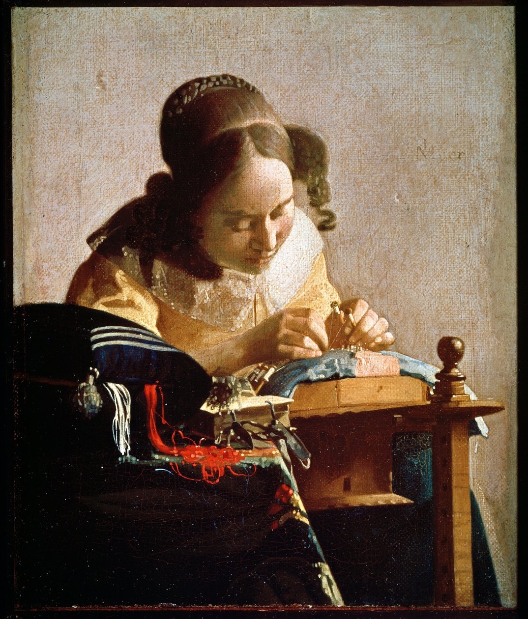 The Lacemaker by Jan (1632 75) Vermeer