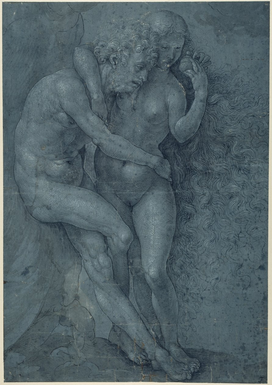 Adam and Eve by Jan (c.1472-c.1533) Gossaert