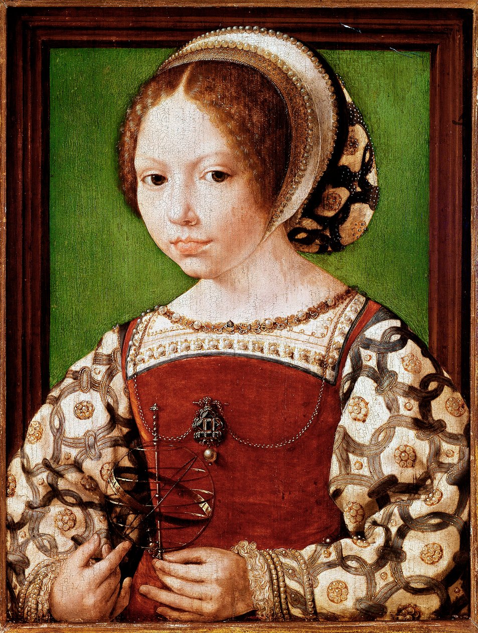Portrait of a Young Princess, Probably Dorothea of Denmark by Jan (c.1472-c.1533) Gossaert
