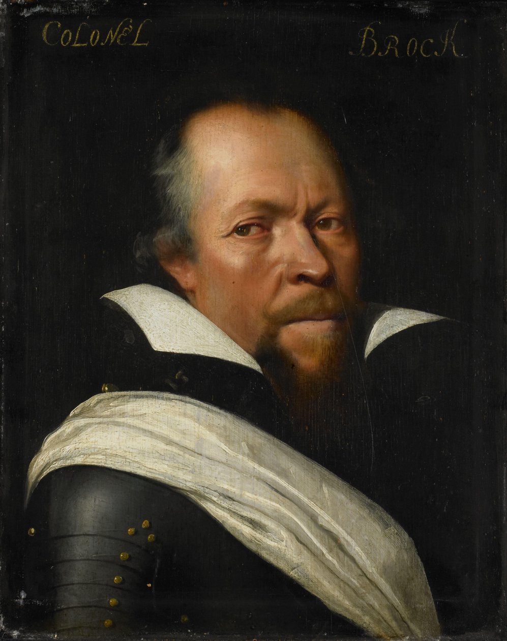 Portrait of Sir William Brog, Colonel of the Old Scotch Guards by Jan Antonisz van Ravesteyn (workshop of)
