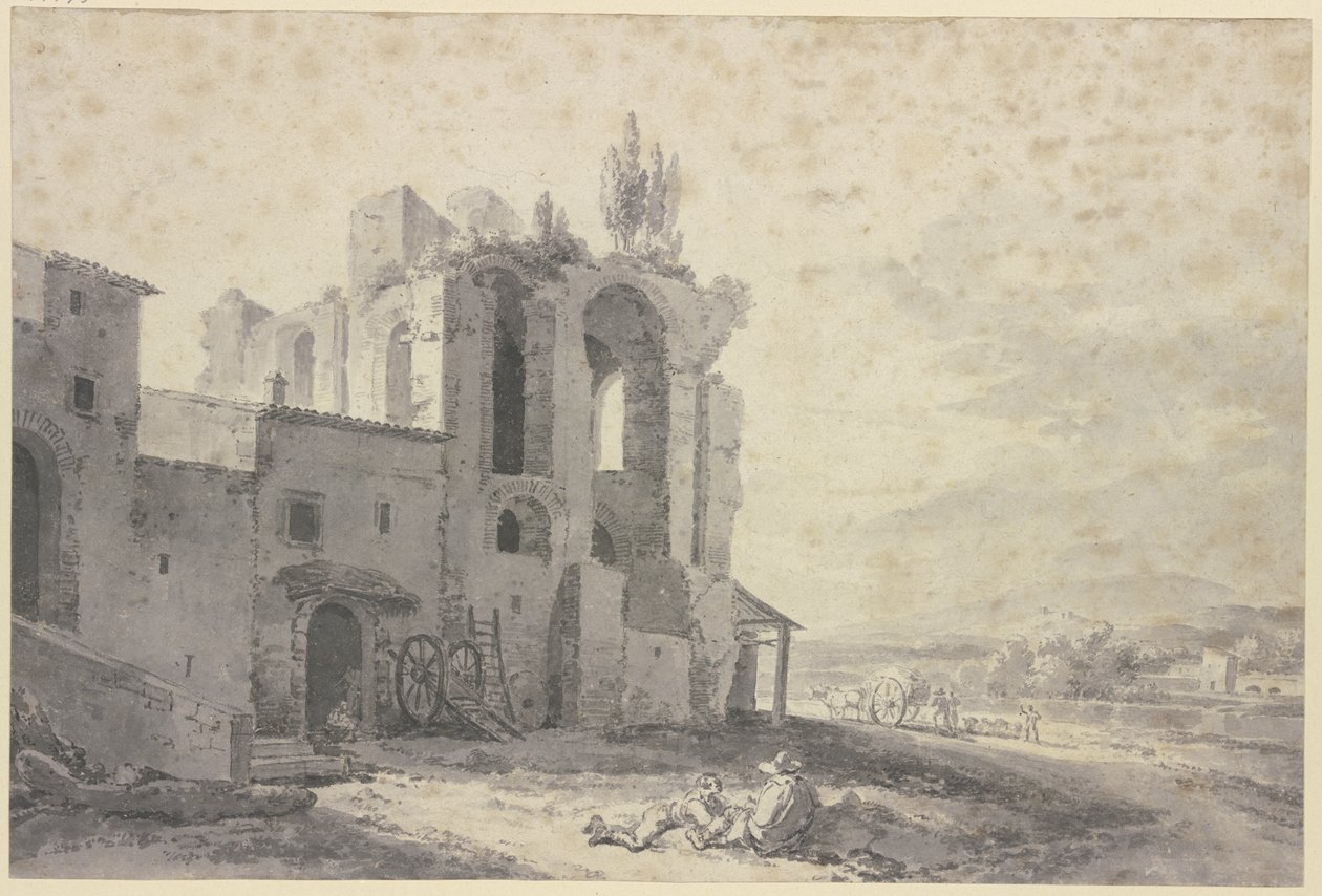 Roman Ruins by Jan Asselijn