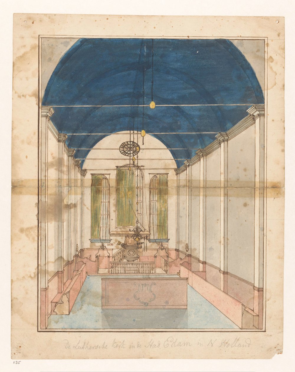 Lutheran Church in Edam by Jan Brandes