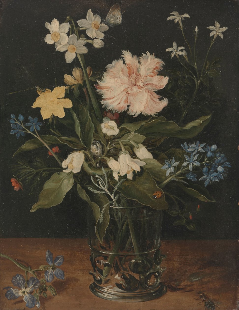 Still Life with Flowers in a Glass by Jan Brueghel (I)