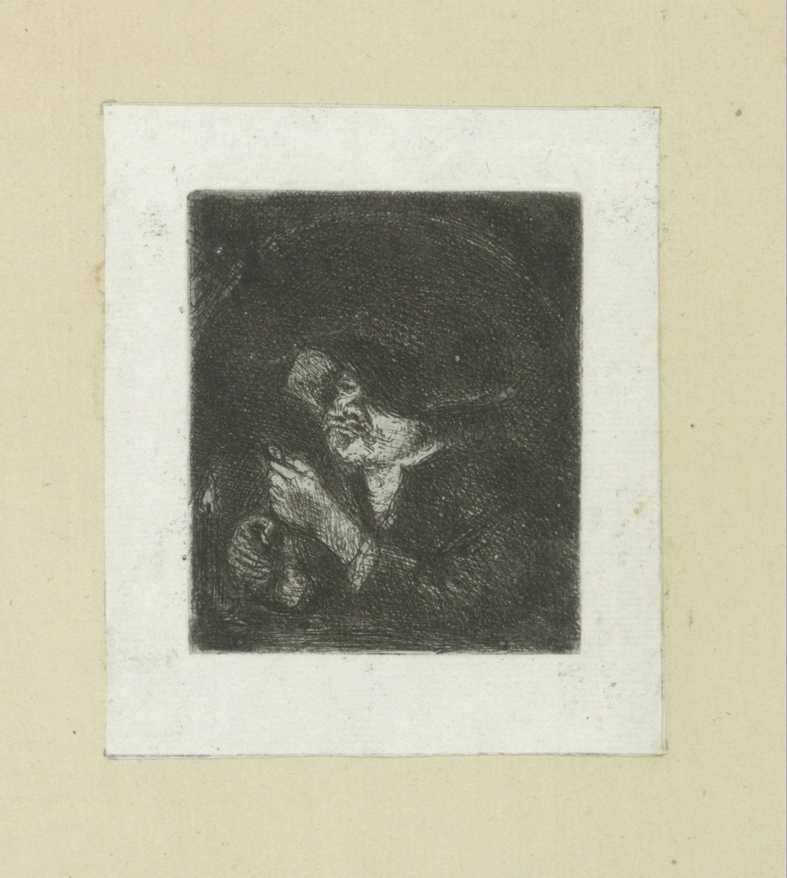 Man by Candlelight by Jan Chalon