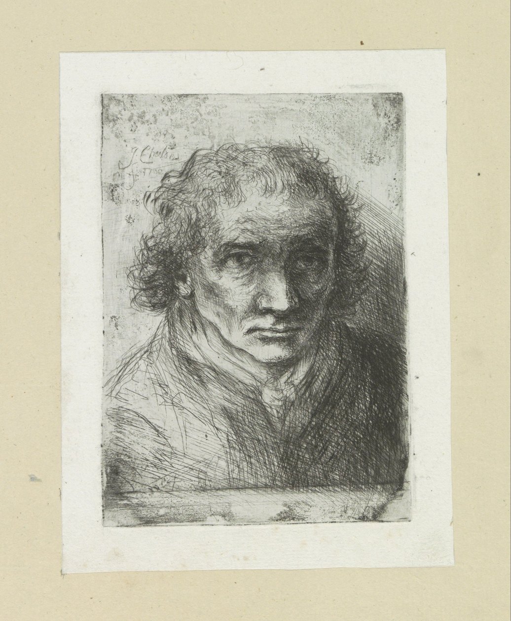 Adult Man with Scarf by Jan Chalon