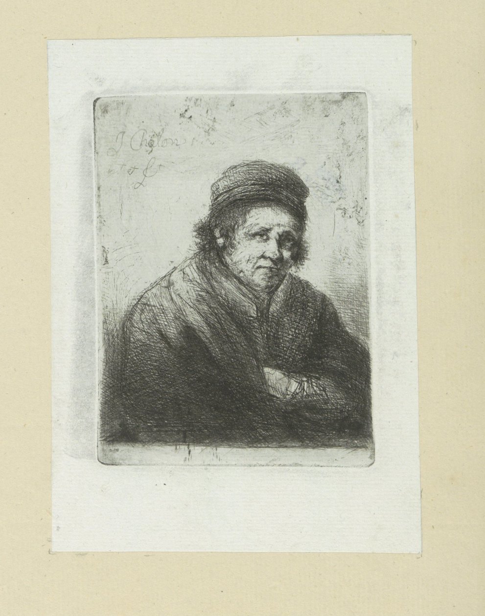 Adult Man, to the Right The Compleat Work of Etchings by John Chalon / Oeuvre Complette des Eaux Fortes par Jean Chalon (series title) by Jan Chalon