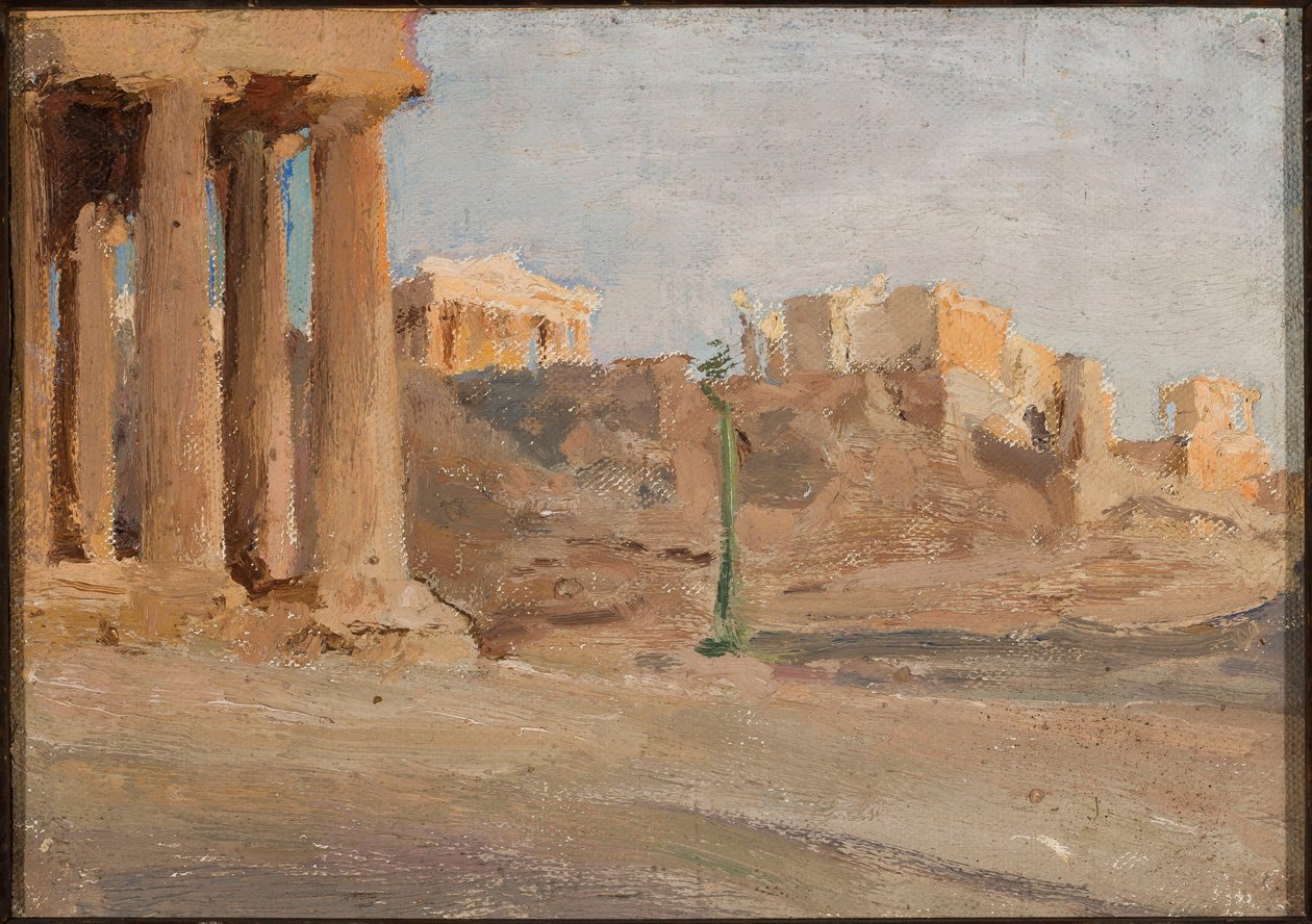 Athens - Acropolis. From a Journey to Greece by Jan Ciągliński