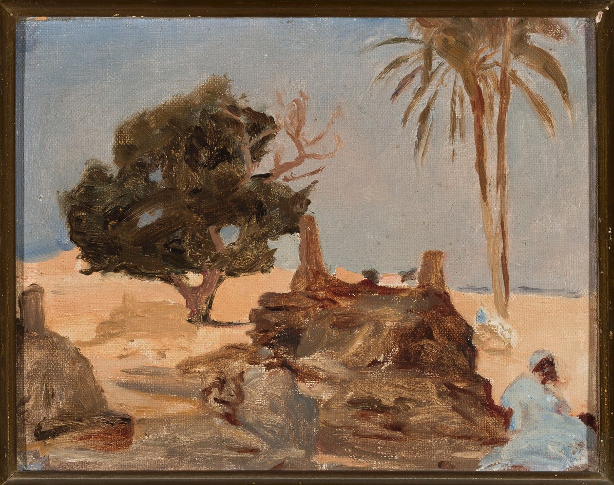 Cemetery Under the Pyramids. From a Journey to Egypt by Jan Ciągliński
