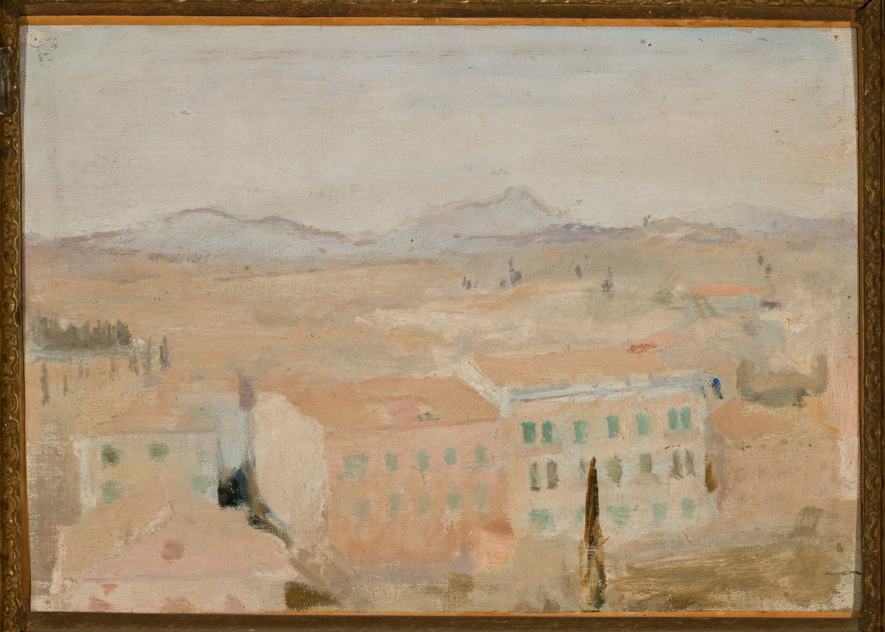 Corfu - View from the Balcony. From a Journey to Greece by Jan Ciągliński