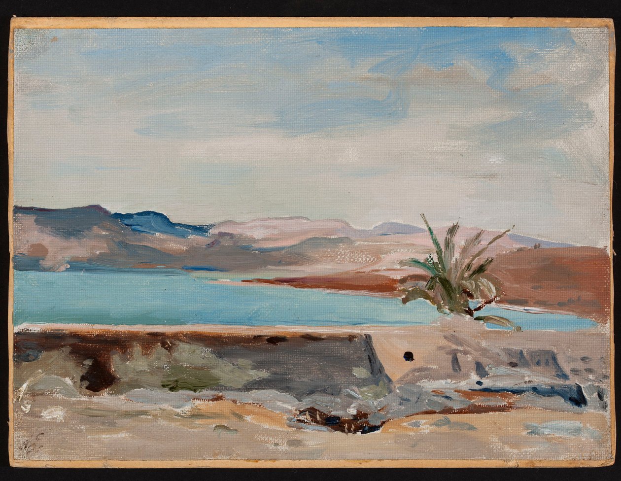 Capernaum on the Sea of Galilee. From a Journey to Palestine by Jan Ciągliński