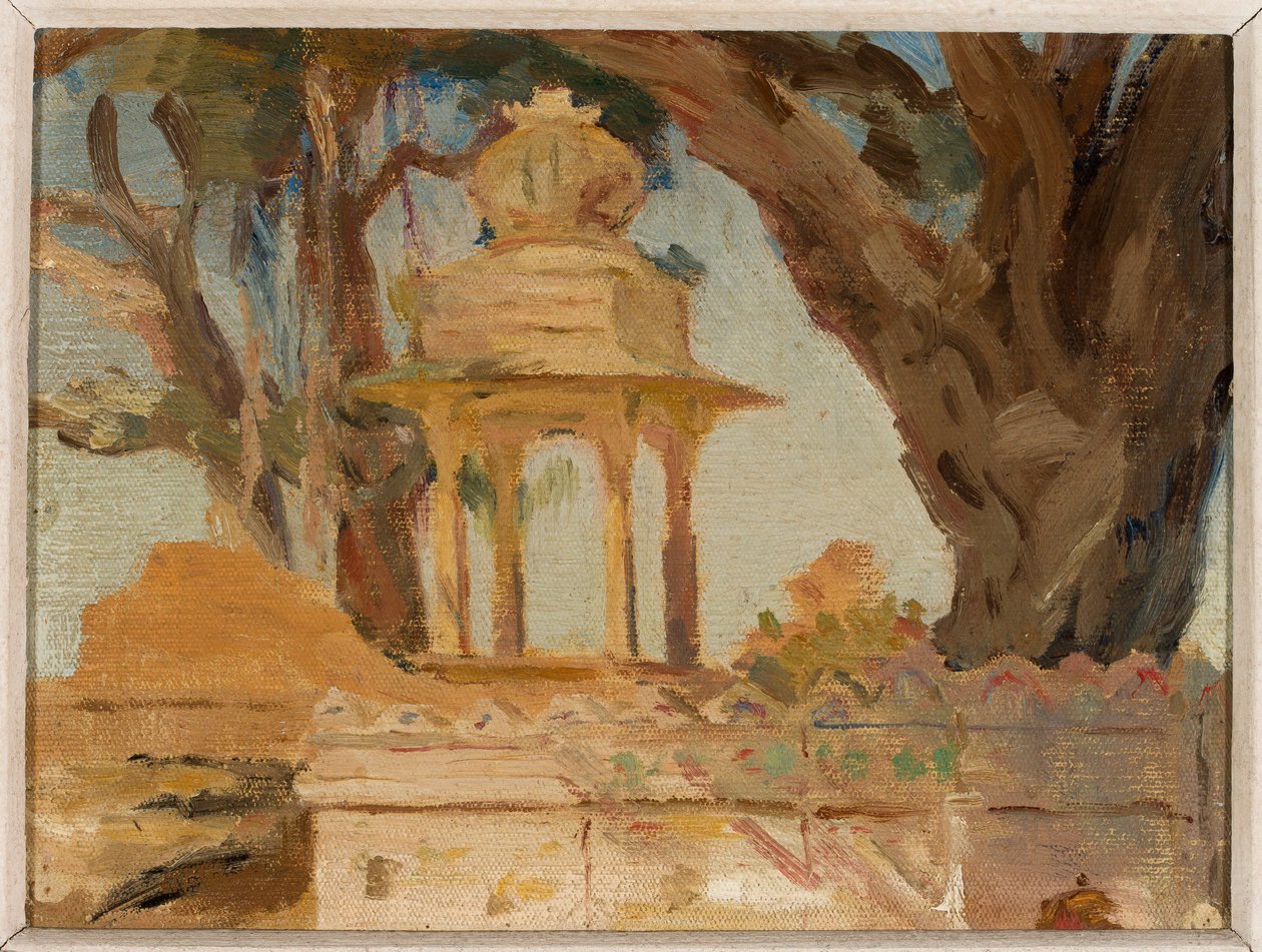 Indian Shrine of Hiesa in Udaipur. From a Journey to India by Jan Ciągliński