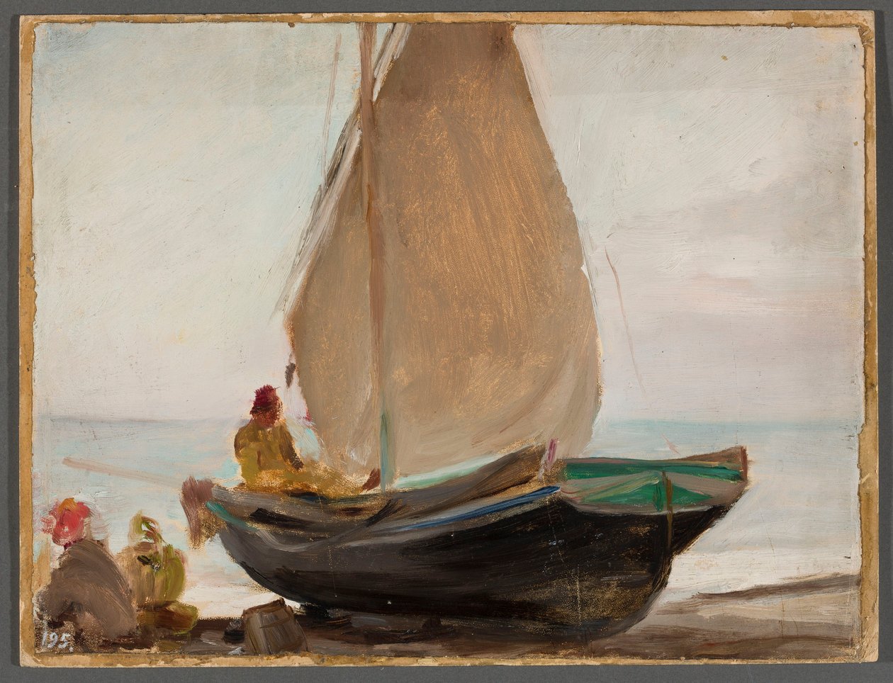 Boat - Alupka. From a Journey to Crimea by Jan Ciągliński