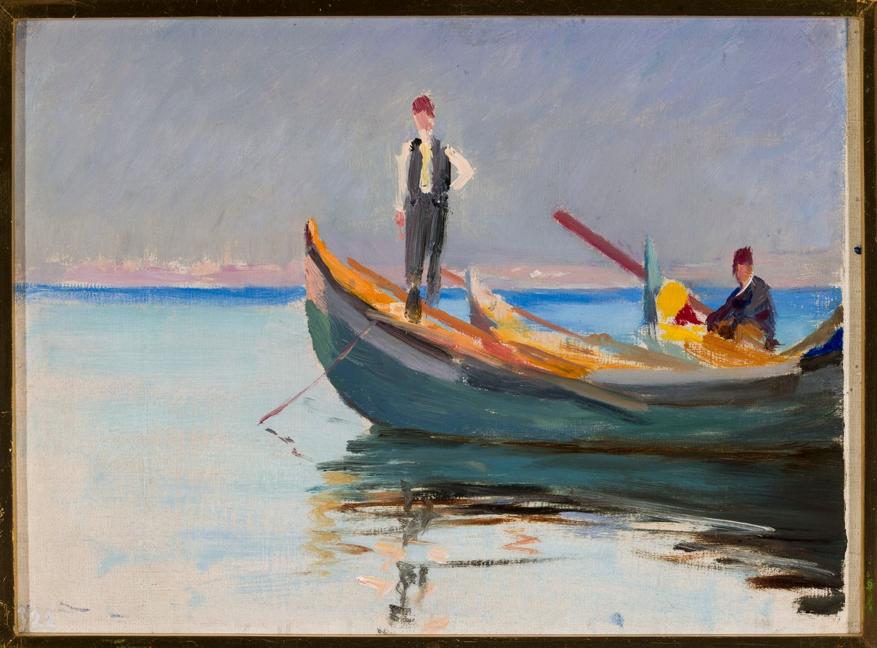 Boats on the Sea. From a Journey to Constantinople by Jan Ciągliński