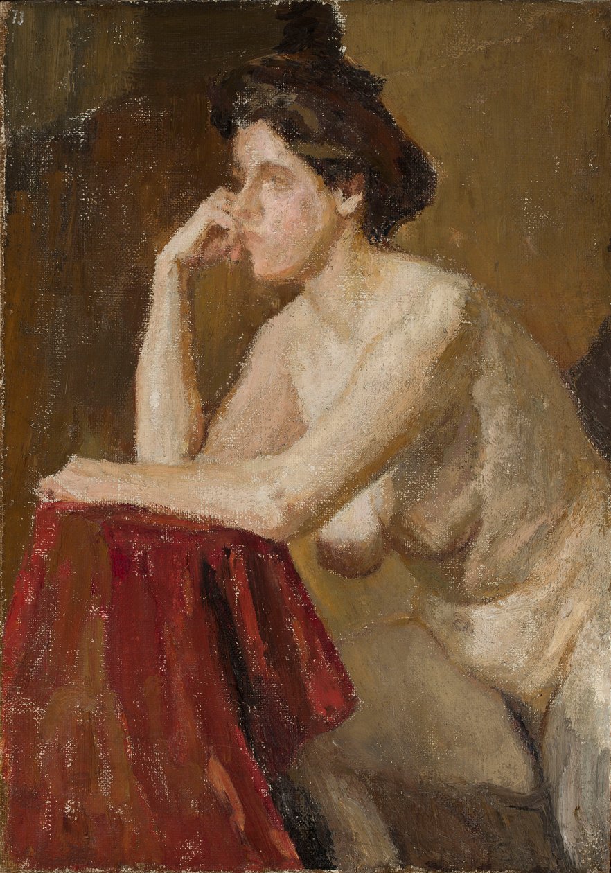 Model, Study by Jan Ciągliński