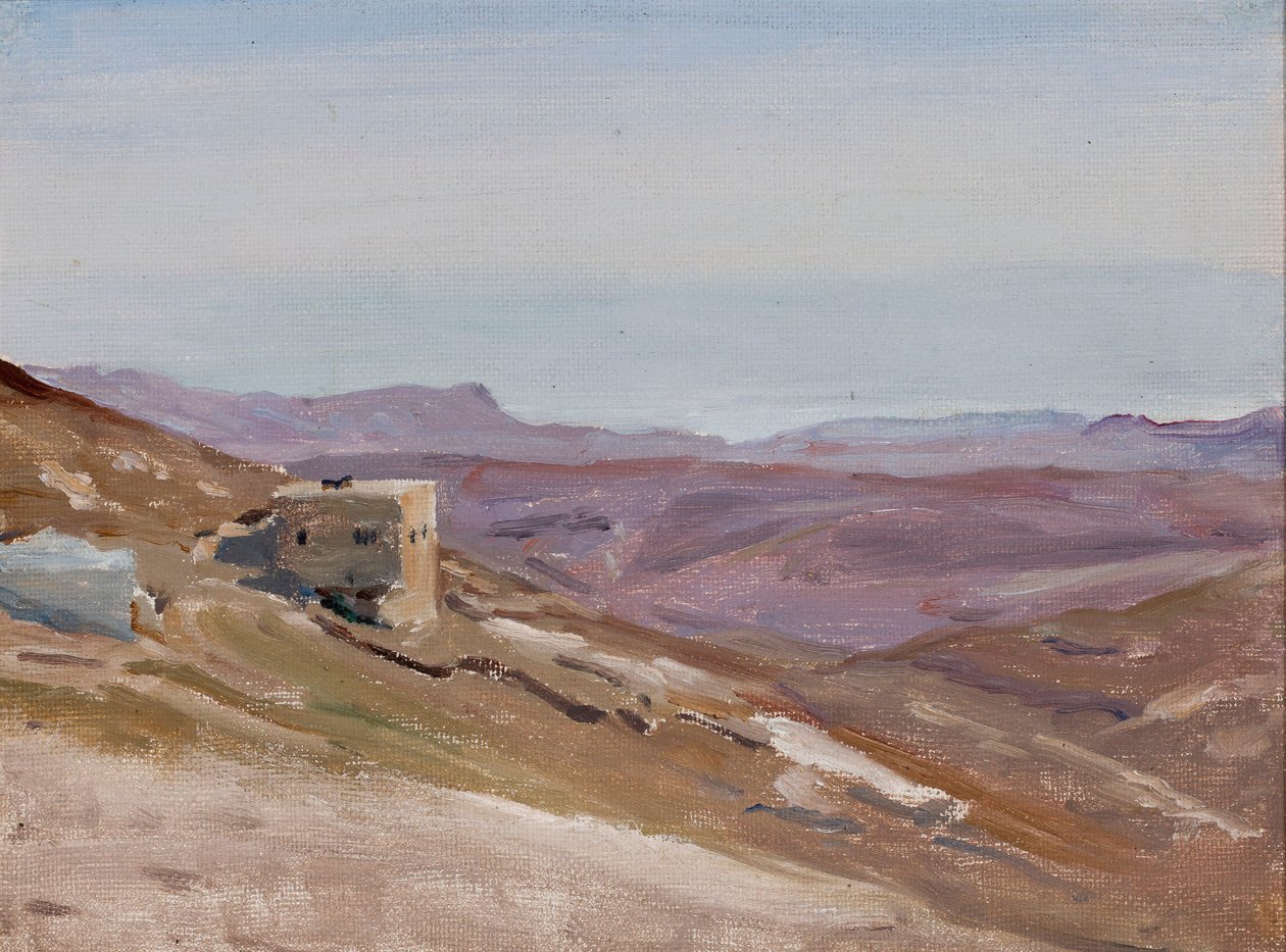 Dead Sea - Jerusalem. From a Journey to Palestine by Jan Ciągliński