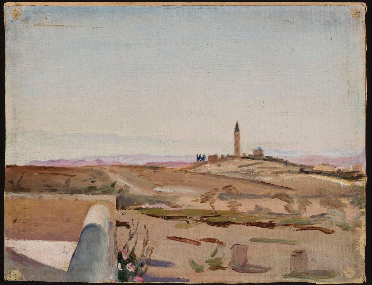 At the Edge of the City and Desert. From a Journey to Palestine by Jan Ciągliński