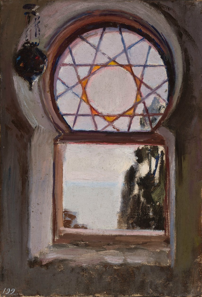 Window in the Villa Bachczi-Dere in Yalta. From a Journey to Crimea by Jan Ciągliński