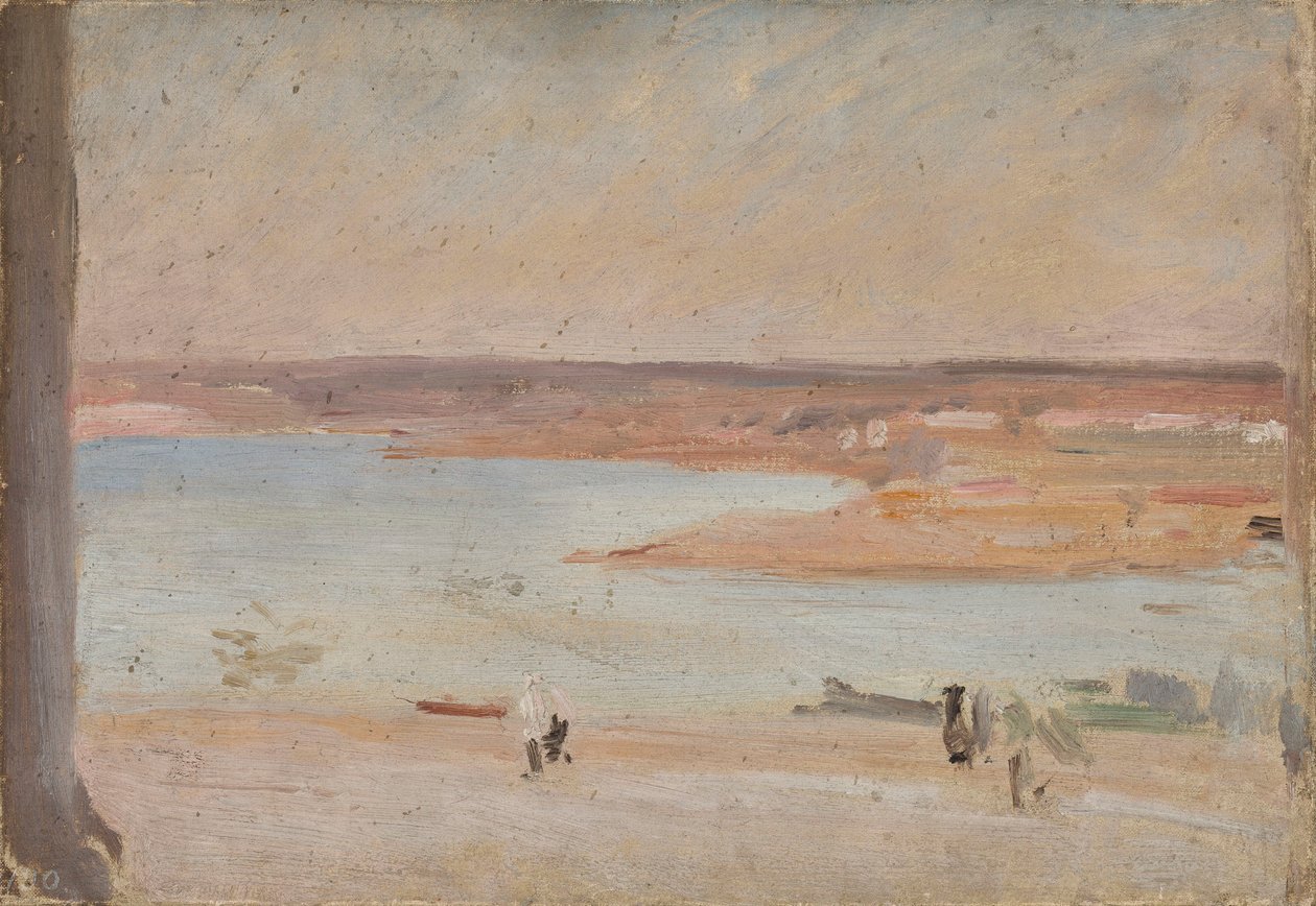 Desert Landscape with River by Jan Ciągliński