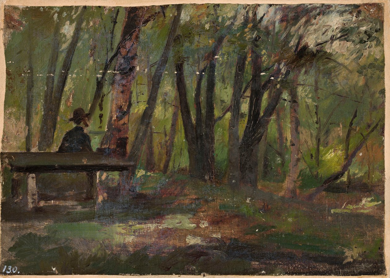 Petersburg - Park on Piotrowska Island by Jan Ciągliński