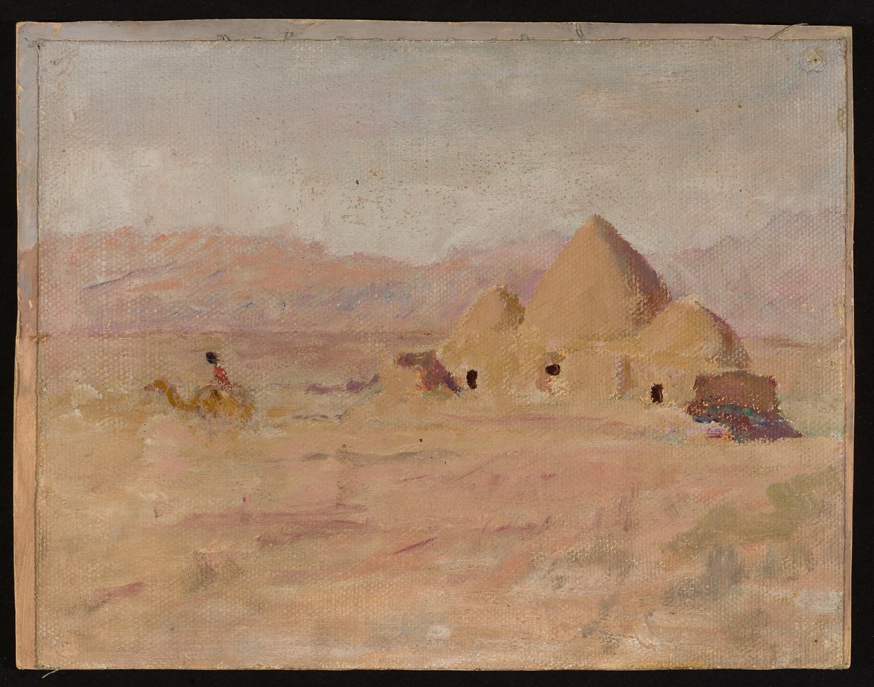 Monument on a Kyrgyz Grave in the Steppe. From a Journey to Turkestan by Jan Ciągliński