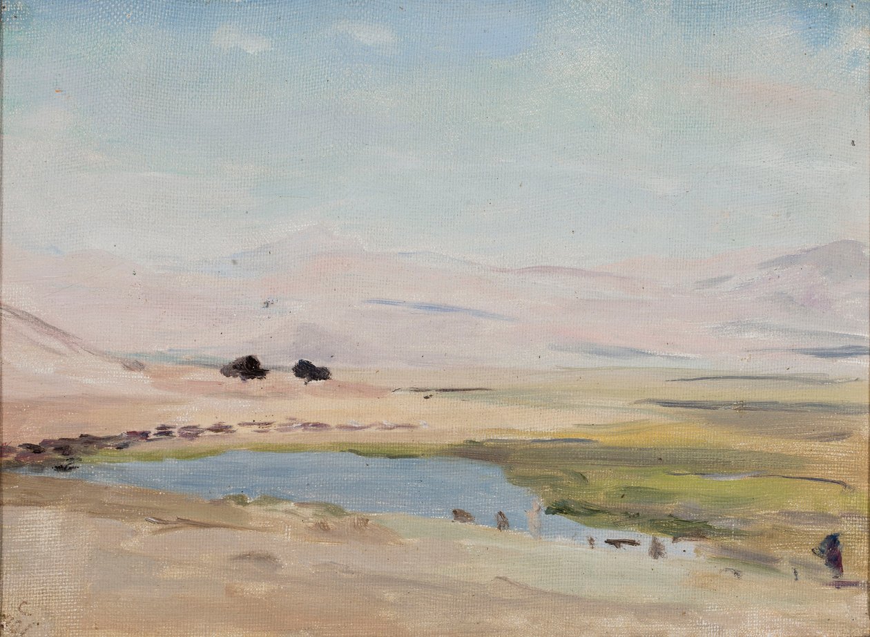 Desert near the Dead Sea. From a Journey to Palestine by Jan Ciągliński