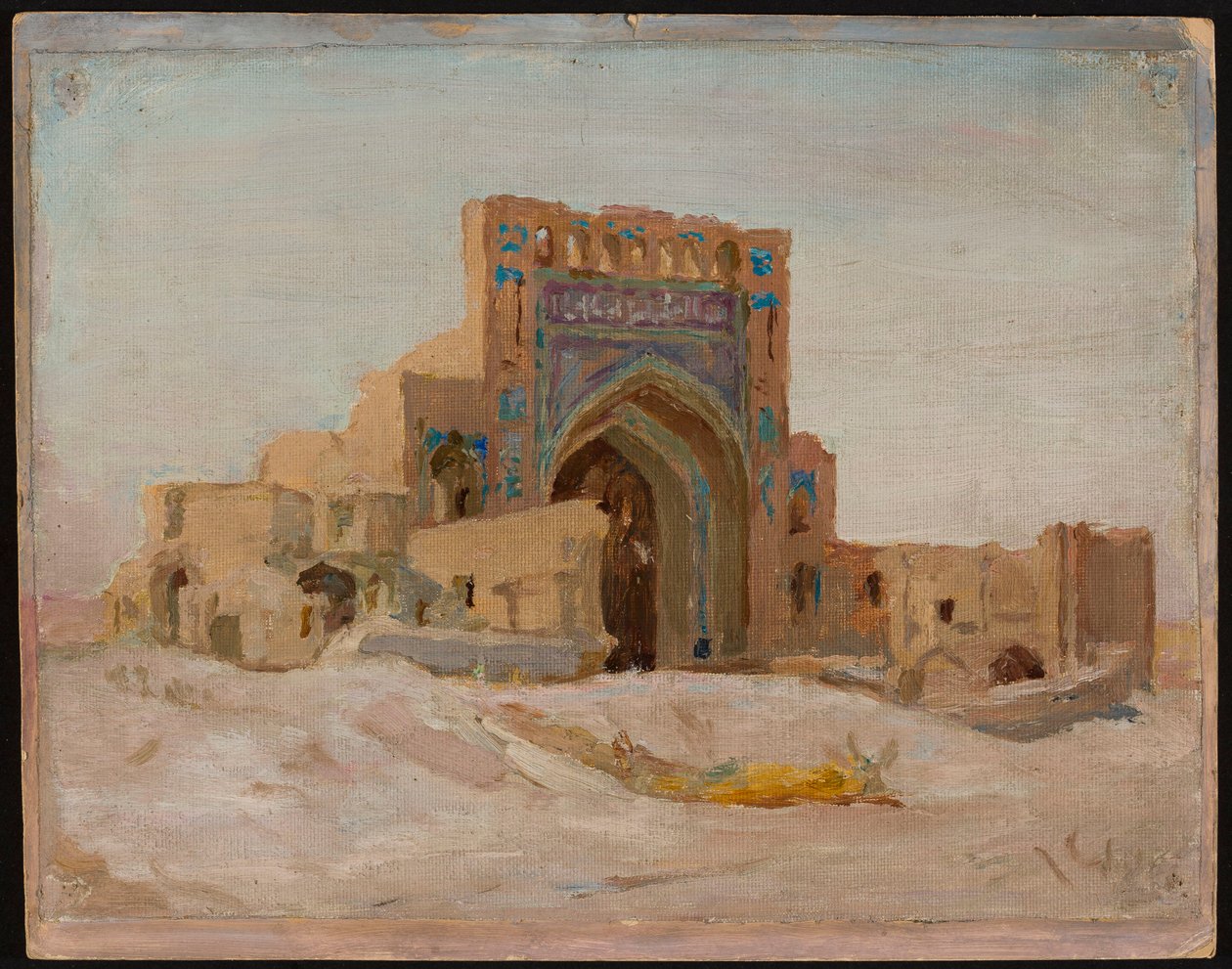 Old Persian Mosque. From a Journey to Turkestan by Jan Ciągliński