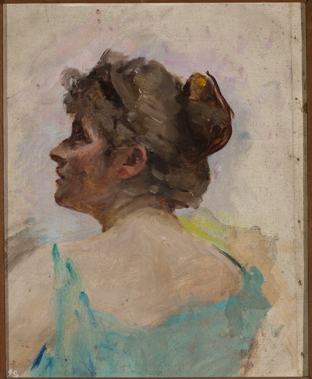 Study of a Head for the Painting "Symbolic Dance" by Jan Ciągliński